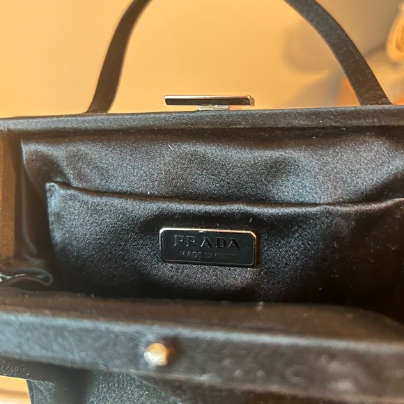 Prada Vintage Black Silk Purse - Picture 7 of 8